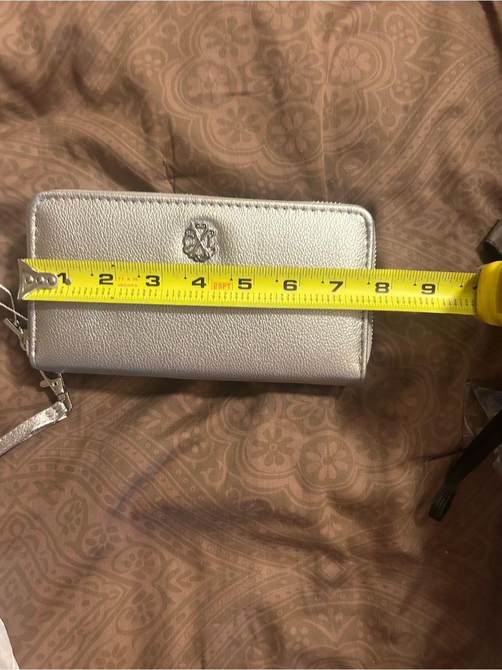 Christian lacroix Silver Zip-Around Wristlet Wallet - Picture 9 of 10